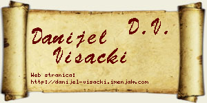 Danijel Višacki vizit kartica